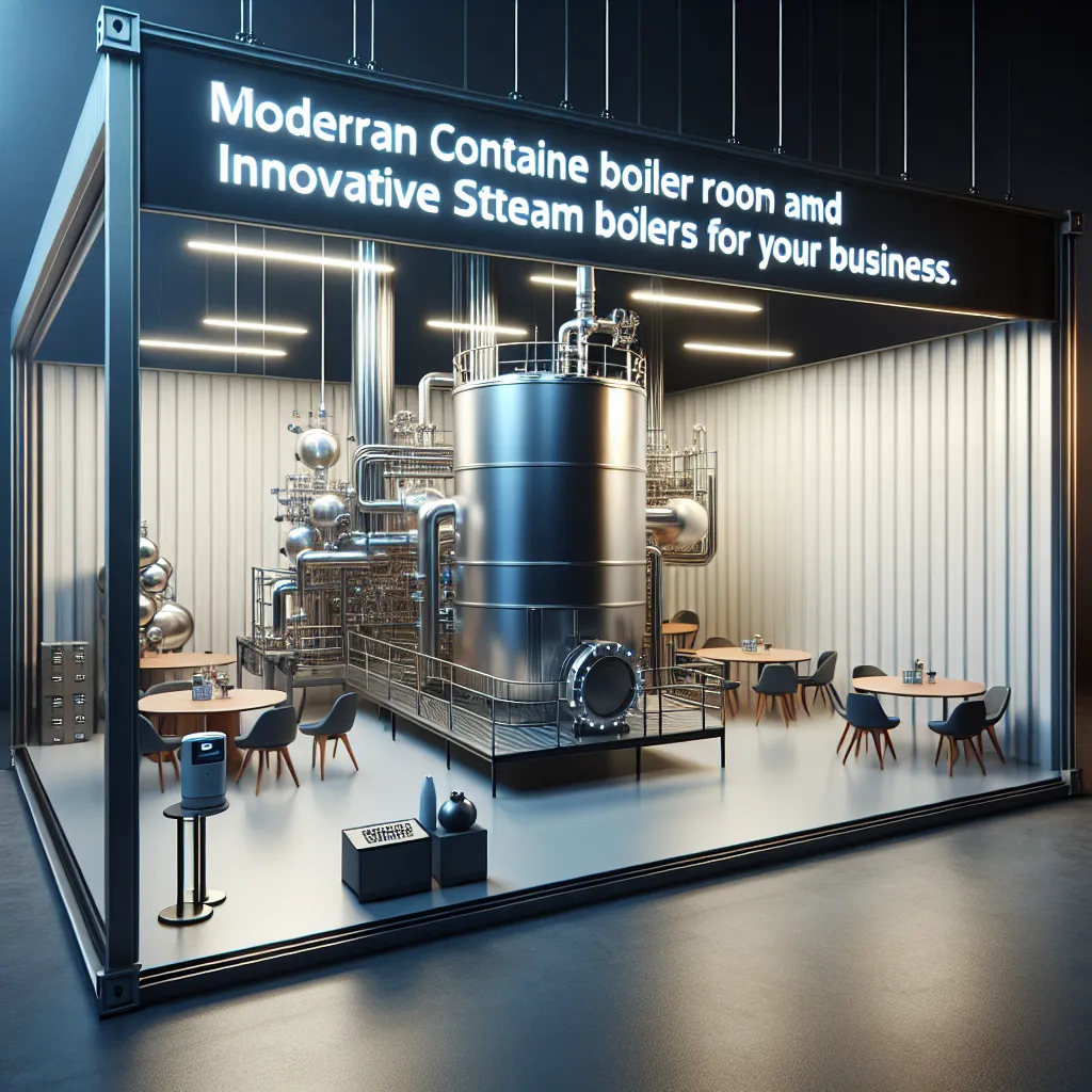 Nowoczesne kotłownie kontenerowe i innowacyjny kocioł parowy dla Twojej firmy